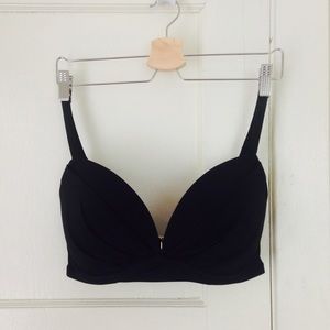 Victoria's Secret Black Push Up Bathing Suit Top